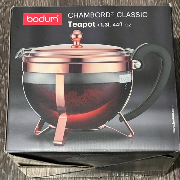 Bodum Kitchen Bodum Chambord Classic Teapot With Stainless Steel